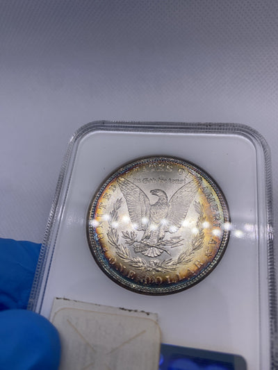 TONED 1881-S MORGAN DOLLAR  OLD NGC Holder & CAC MS 66  A BEAUTY+ Looks Better