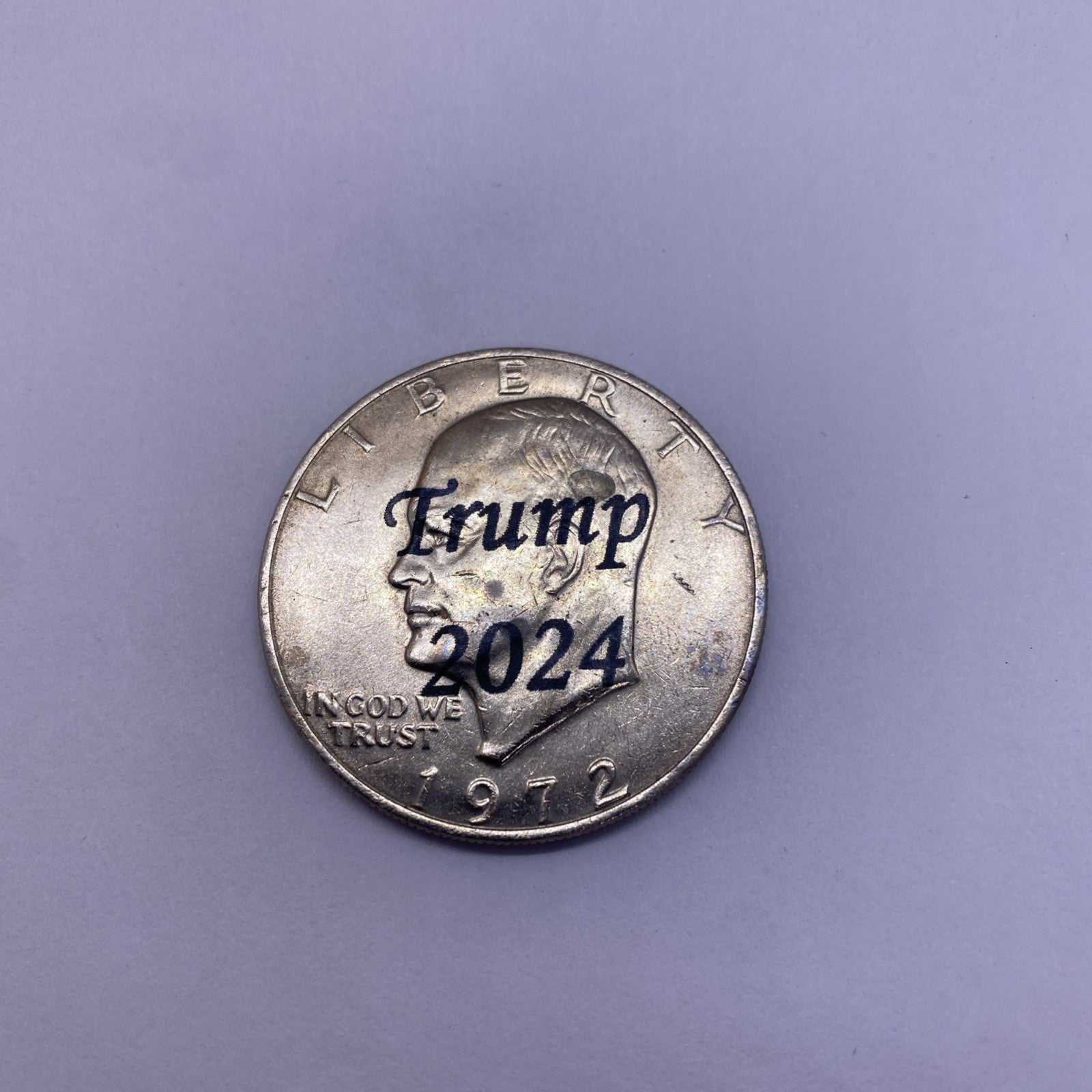 2024 Trump Fight Shooting Assassination Coin On Ike Eisenhower Dollar Rare #45-2